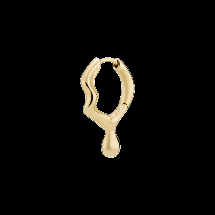 Mira Huggie Goldplated Silver (One) dans le groupe Boucles d'oreilles / Boucles d'oreilles en or chez SCANDINAVIAN JEWELRY DESIGN (100939YG)
