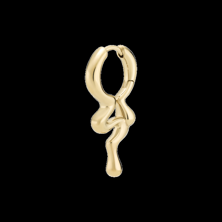 Maya Huggie Goldplated Silver (One) dans le groupe Boucles d'oreilles / Boucles d'oreilles en or chez SCANDINAVIAN JEWELRY DESIGN (100940YG)