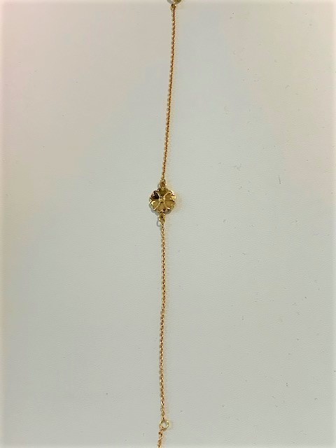Uppland Bracelet 1 blomma Or 17+2 cm dans le groupe Bracelet chez SCANDINAVIAN JEWELRY DESIGN (820078180)