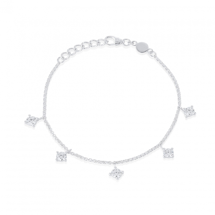 Time to glow Bracelet Silver dans le groupe Bracelet chez SCANDINAVIAN JEWELRY DESIGN (s210)