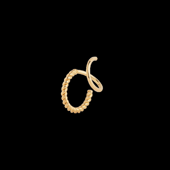Sofia Twirl Goldplated Silver (RIGHT) dans le groupe Boucles d'oreilles / Boucles d'oreilles en or chez SCANDINAVIAN JEWELRY DESIGN (100641)