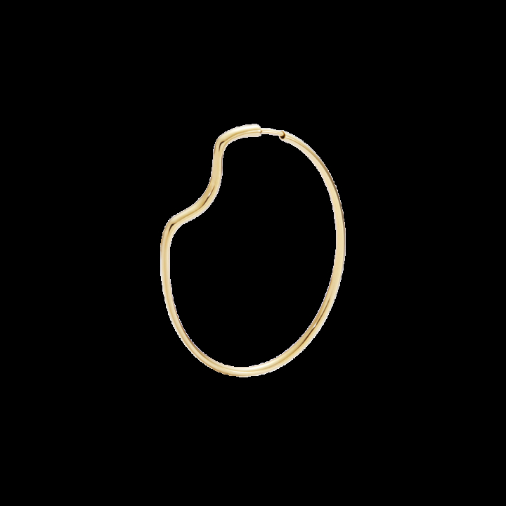 Copenhagen 50 Hoop Goldplated Silver dans le groupe Boucles d'oreilles / Boucles d'oreilles en or chez SCANDINAVIAN JEWELRY DESIGN (101032YG-50)