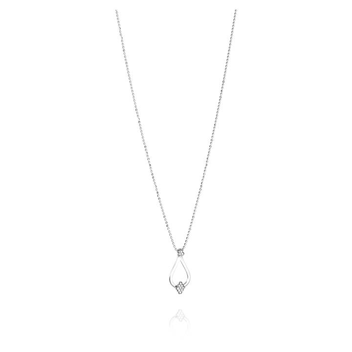 Little Dew Drops & Stars Pendentif Or blanc dans le groupe Collier / Collier en diamant chez SCANDINAVIAN JEWELRY DESIGN (11-102-01829-0000)