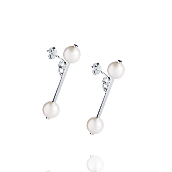 Balance Boucle d'oreilleBagues Argent dans le groupe Boucles d'oreilles / Boucles d'oreilles à perles chez SCANDINAVIAN JEWELRY DESIGN (12-100-02030-0000)