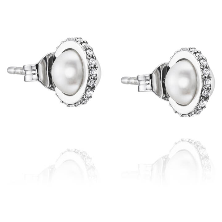 Little Day Pearl & Stars Boucle d'oreille Or blanc dans le groupe Boucles d'oreilles / Boucles d'oreilles à perles chez SCANDINAVIAN JEWELRY DESIGN (12-102-00594-0000)