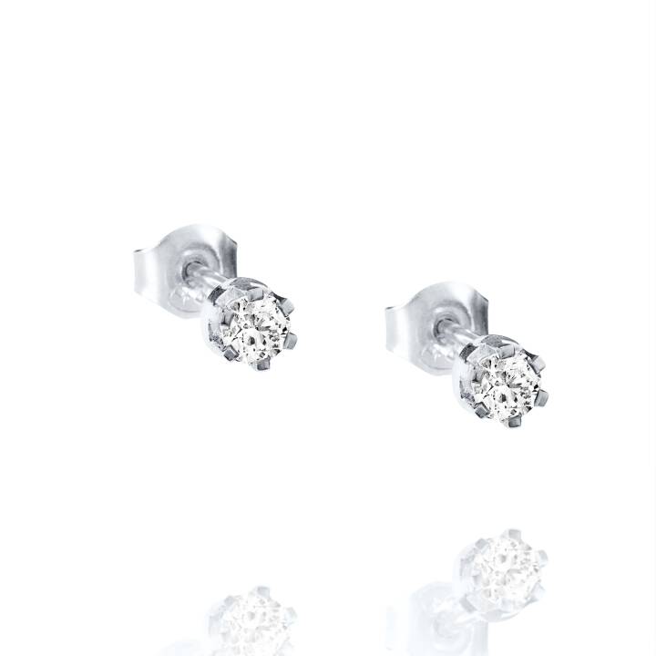Crown & Stars Boucle d'oreille 0.38ctw Or blanc dans le groupe Boucles d'oreilles / Boucles d’oreilles en diamant chez SCANDINAVIAN JEWELRY DESIGN (12-102-02052-0000)