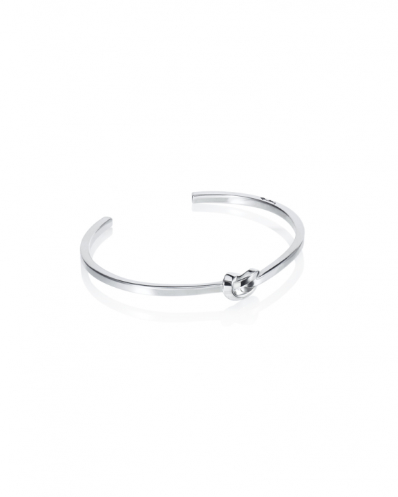 Love Knot Cuff Silver dans le groupe Bracelet / Bracelet en argent chez SCANDINAVIAN JEWELRY DESIGN (14-100-02171-0000)