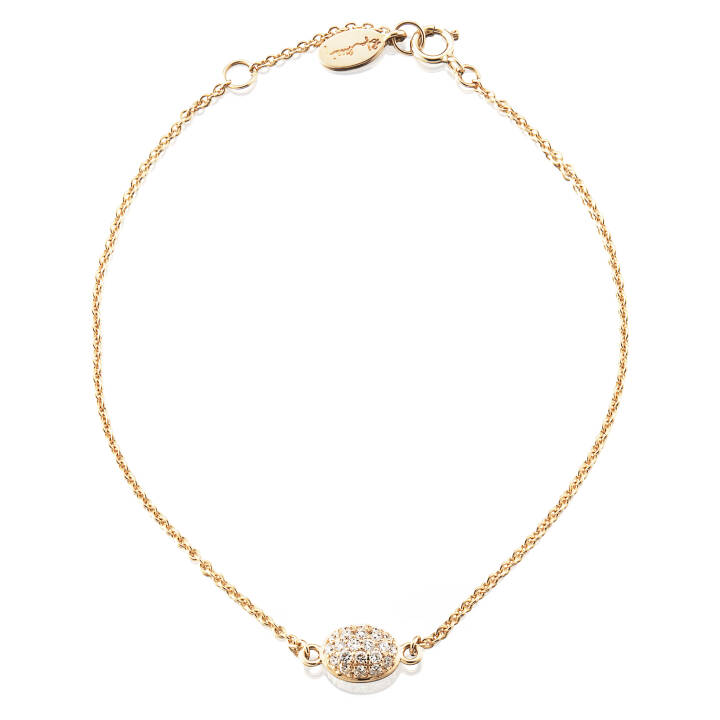 Love Bead Bracelet Or 17-19 cm dans le groupe Bracelet / Bracelet en diamant chez SCANDINAVIAN JEWELRY DESIGN (14-101-00660-1719)