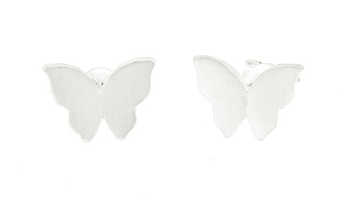 Butterfly Boucle d'oreille Argent dans le groupe Boucles d'oreilles / Boucles d'oreilles en argent chez SCANDINAVIAN JEWELRY DESIGN (1421410004)