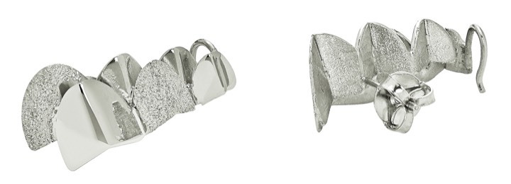 Roof double Boucle d'oreille Argent dans le groupe Boucles d'oreilles / Boucles d'oreilles en argent chez SCANDINAVIAN JEWELRY DESIGN (1723410001)