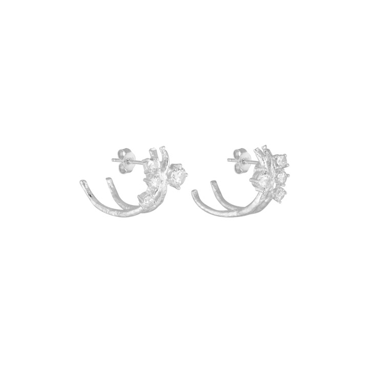 Cubic kluster Boucle d'oreille Argent dans le groupe Boucles d'oreilles / Boucles d'oreilles en argent chez SCANDINAVIAN JEWELRY DESIGN (2018470001)