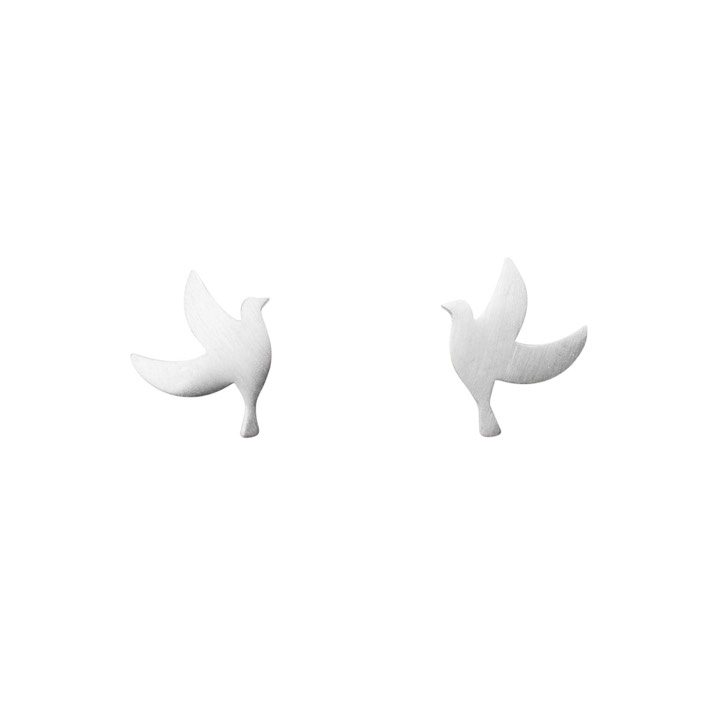 Peace small ear Argent dans le groupe Boucles d'oreilles / Boucles d'oreilles en argent chez SCANDINAVIAN JEWELRY DESIGN (2216470004)