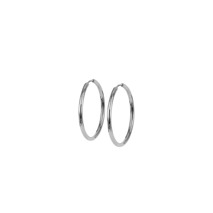 MAXI 16mm Boucles d'oreilles Acier dans le groupe Boucles d'oreilles / Boucles d'oreilles en argent chez SCANDINAVIAN JEWELRY DESIGN (358924)