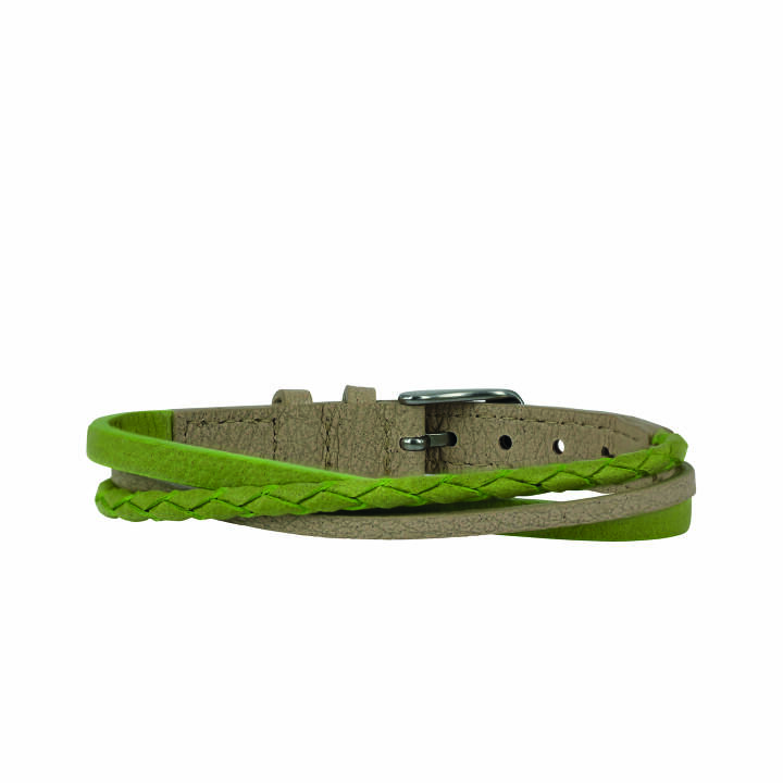 FELIX (Vegan) Bracelet Vert/Beige dans le groupe Bracelet chez SCANDINAVIAN JEWELRY DESIGN (365649)