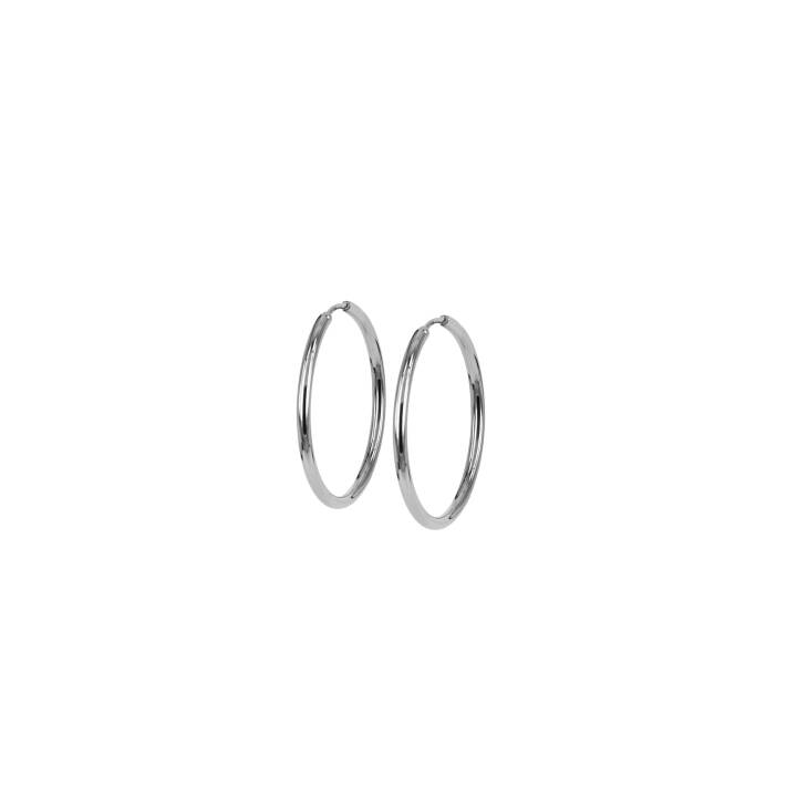MAXI 14mm Boucles d'oreilles Acier dans le groupe Boucles d'oreilles / Boucles d'oreilles en argent chez SCANDINAVIAN JEWELRY DESIGN (370124)