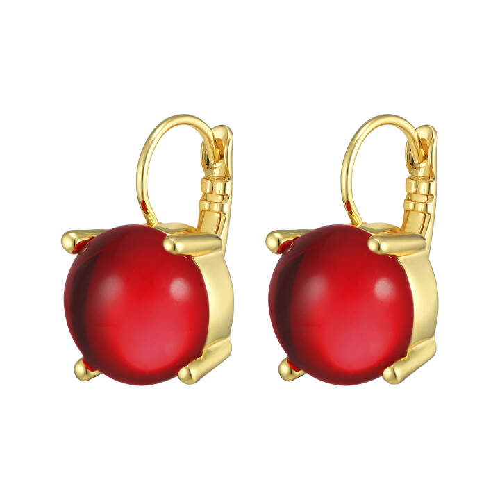 DIANA Or RED dans le groupe Boucles d'oreilles / Boucles d'oreilles en or chez SCANDINAVIAN JEWELRY DESIGN (390036)