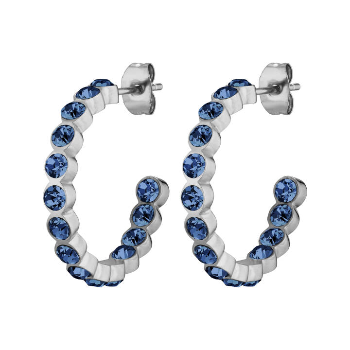 HOLLY Argent BLUE dans le groupe Boucles d'oreilles / Boucles d'oreilles en argent chez SCANDINAVIAN JEWELRY DESIGN (390109)