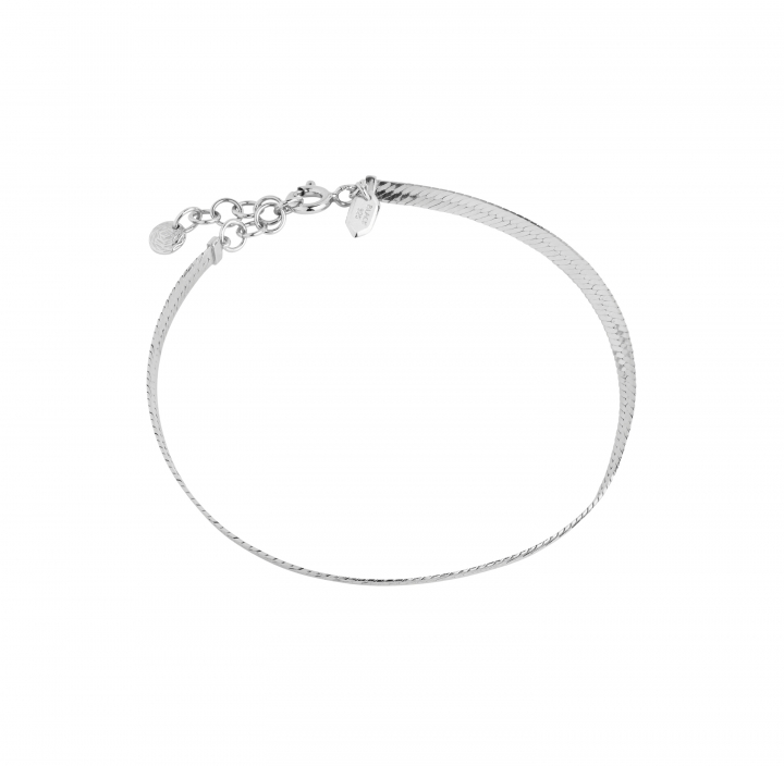 Sentiero Bracelet (S/M) - Silver (One) dans le groupe Bracelet / Bracelet en argent chez SCANDINAVIAN JEWELRY DESIGN (400241AG)