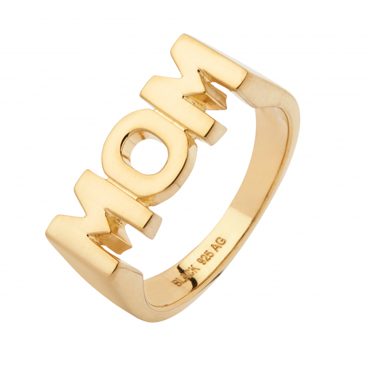 Mom Ring Goldplated Silver dans le groupe Bagues / Bagues en or chez SCANDINAVIAN JEWELRY DESIGN (500364)