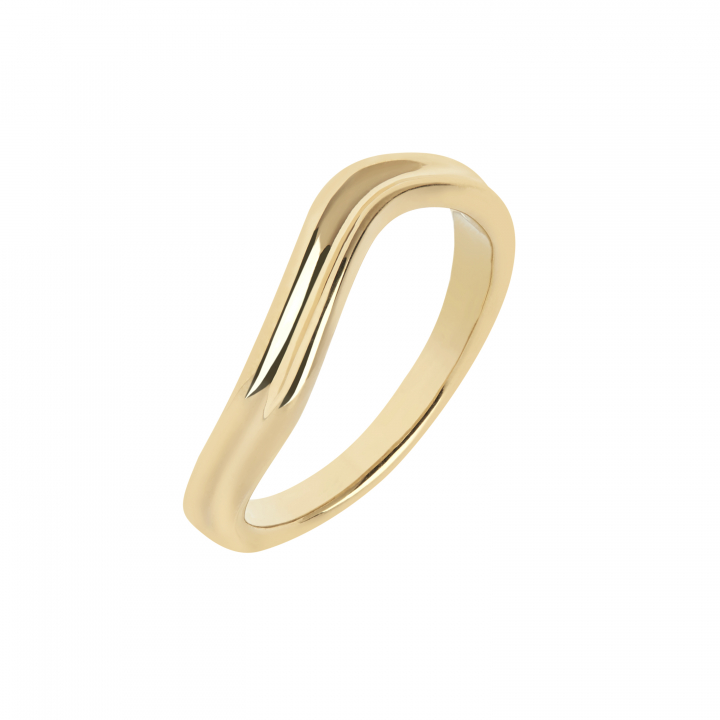 Soma Ring Goldplated Silver dans le groupe Bagues / Bagues en or chez SCANDINAVIAN JEWELRY DESIGN (500416YG)
