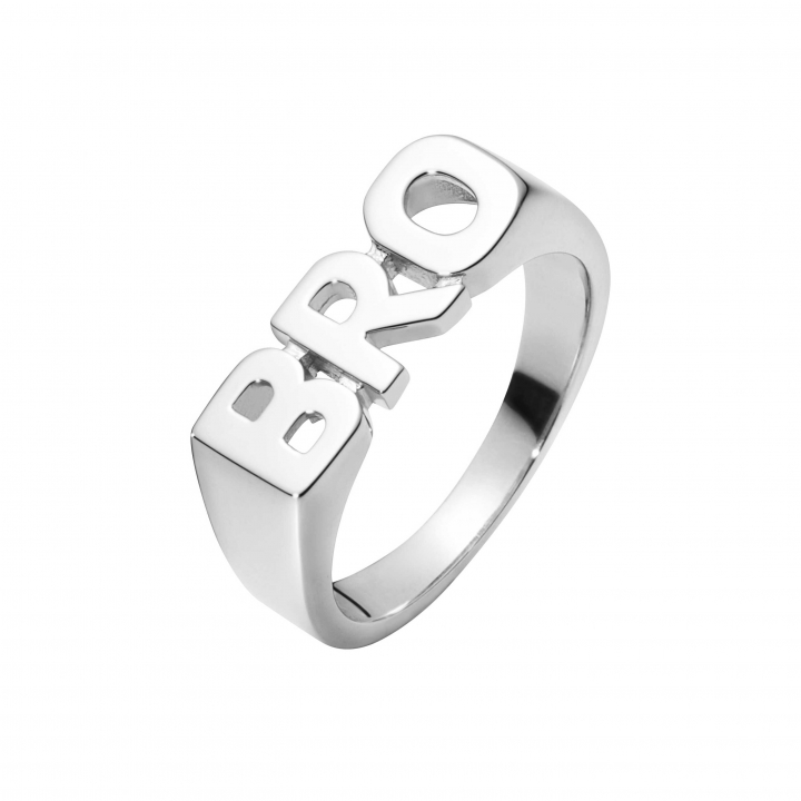 BRO Ring Silver dans le groupe Bagues / Bagues en argent chez SCANDINAVIAN JEWELRY DESIGN (500463AG)