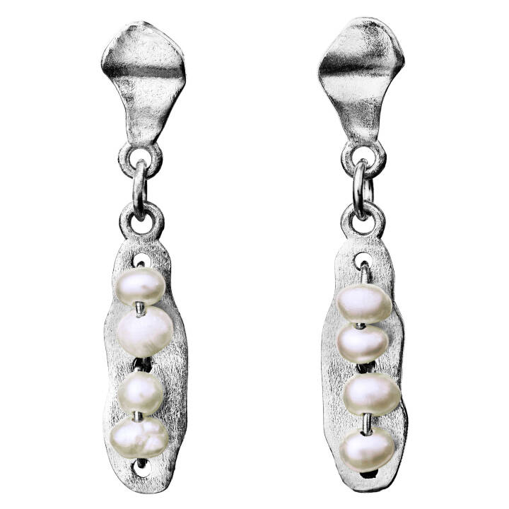 Mai Boucle d'oreille Argent dans le groupe Boucles d'oreilles / Boucles d'oreilles à perles chez SCANDINAVIAN JEWELRY DESIGN (9771c)