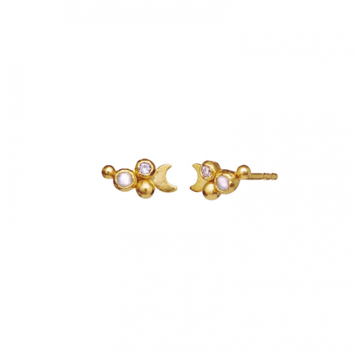 Nyx Earsticks Or dans le groupe Boucles d'oreilles / Boucles d'oreilles à perles chez SCANDINAVIAN JEWELRY DESIGN (9860A)