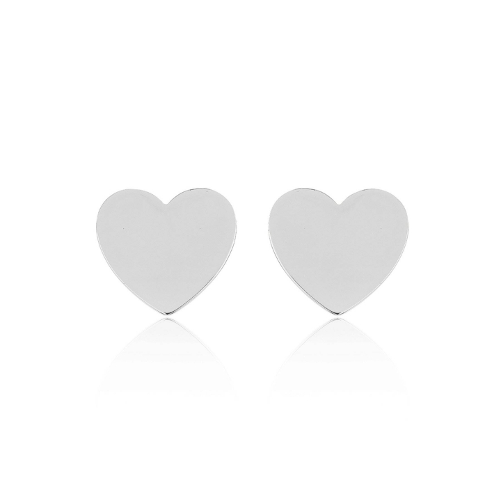 Heart Mini Studs Boucle d'oreille (Argent) dans le groupe Boucles d'oreilles / Boucles d'oreilles en argent chez SCANDINAVIAN JEWELRY DESIGN (E1451RHS0-OS)