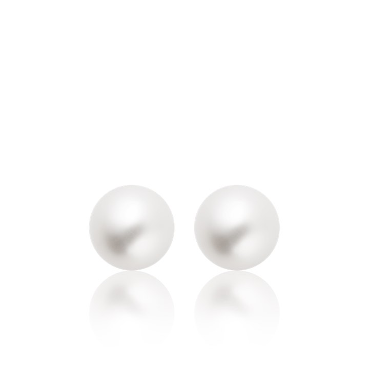 Pearl Studs Boucle d'oreille (Argent) dans le groupe Boucles d'oreilles / Boucles d'oreilles à perles chez SCANDINAVIAN JEWELRY DESIGN (E1723RHPE-OS)