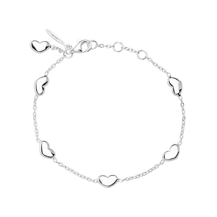 Loving heart medium Bracelet Argent dans le groupe Bracelet / Bracelet en argent chez SCANDINAVIAN JEWELRY DESIGN (LHT-B3M181-S)