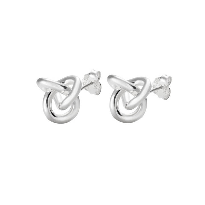 Le knot Boucle d'oreille Argent dans le groupe Boucles d'oreilles / Boucles d'oreilles en argent chez SCANDINAVIAN JEWELRY DESIGN (LKT-E1M000-S)