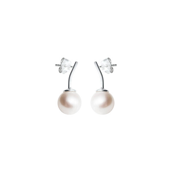 Le pearl Boucle d'oreille Argent dans le groupe Boucles d'oreilles / Boucles d'oreilles à perles chez SCANDINAVIAN JEWELRY DESIGN (LPL-E1M000-S)