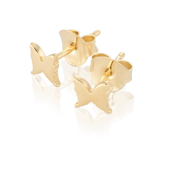 Petite Earrings Gold dans le groupe Boucles d'oreilles / Boucles d'oreilles en or chez SCANDINAVIAN JEWELRY DESIGN (gp12)