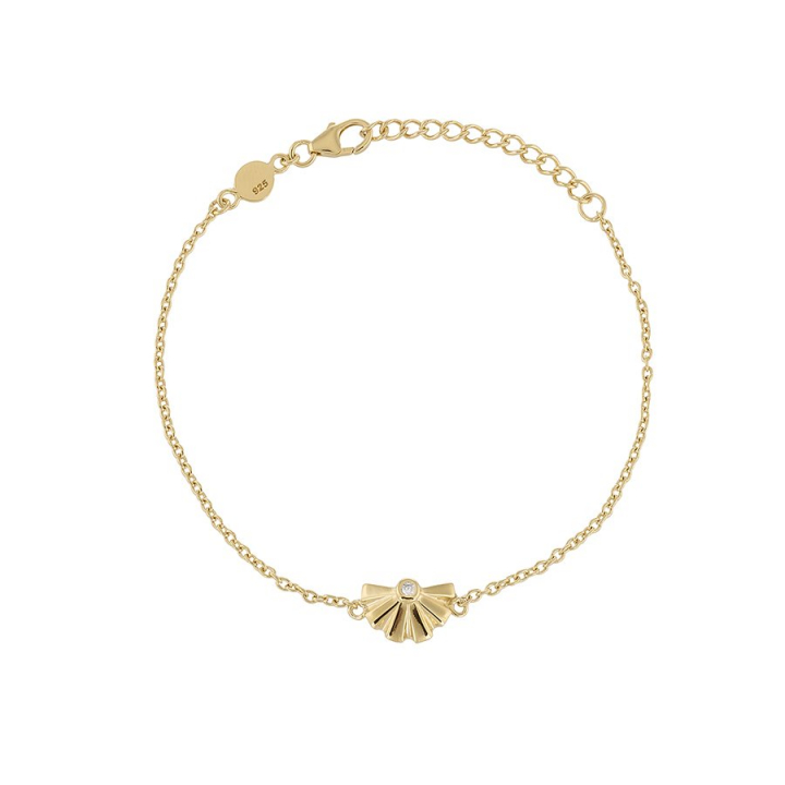 Sunfeather Bracelet Gold dans le groupe Bracelet / Bracelet en or chez SCANDINAVIAN JEWELRY DESIGN (gp135)