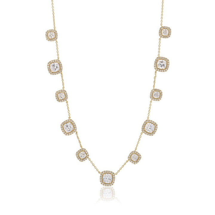 Glamorous -multi Necklace Gold dans le groupe Collier / Collier en or chez SCANDINAVIAN JEWELRY DESIGN (gp149)