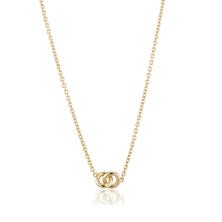 The knot mini Necklace Gold dans le groupe Collier / Collier en or chez SCANDINAVIAN JEWELRY DESIGN (gp39)