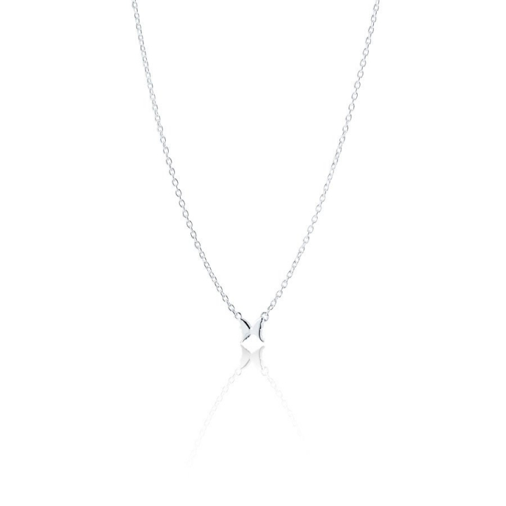 Petite papillion  Necklace Silver dans le groupe Collier / Collier en argent chez SCANDINAVIAN JEWELRY DESIGN (s107)