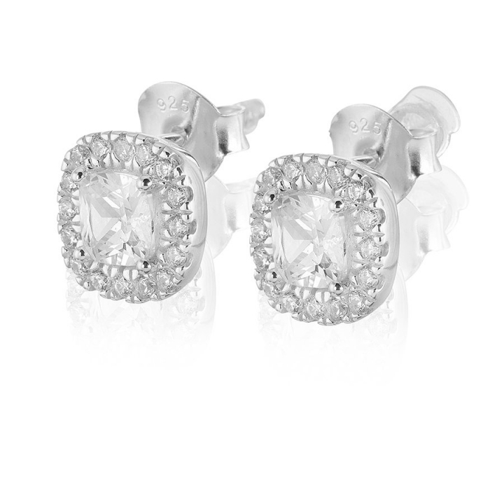 Glamorous Earrings studs Silver dans le groupe Boucles d'oreilles / Boucles d'oreilles en argent chez SCANDINAVIAN JEWELRY DESIGN (s305)