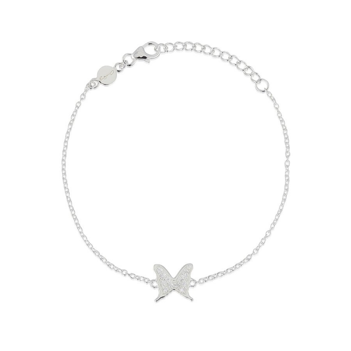 Petite papillion sparkling Bracelet Silver dans le groupe Bracelet / Bracelet en argent chez SCANDINAVIAN JEWELRY DESIGN (s317)