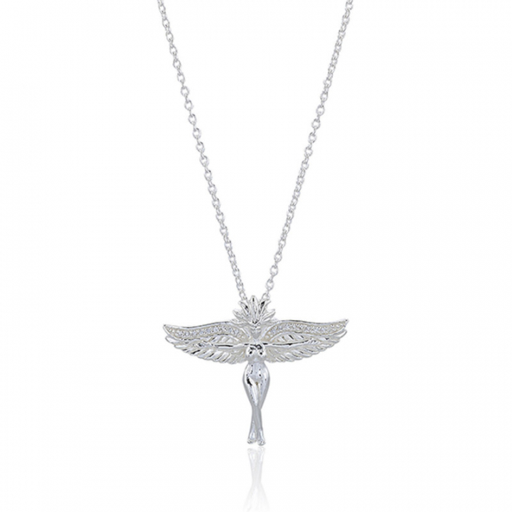 Goddess of love Necklace Silver dans le groupe Collier / Collier en argent chez SCANDINAVIAN JEWELRY DESIGN (s340)