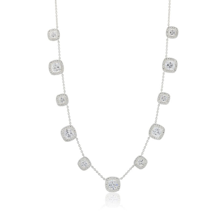 Glamorous -multi Necklace Silver dans le groupe Collier / Collier en argent chez SCANDINAVIAN JEWELRY DESIGN (s341)