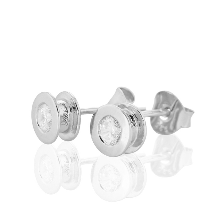 Älskad Earrings Silver dans le groupe Boucles d'oreilles / Boucles d'oreilles en argent chez SCANDINAVIAN JEWELRY DESIGN (s82)