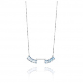 Pretty In Blue Collier Argent