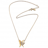 Miss Butterfly & Stars Collier Or