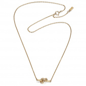 Love Knot & Stars Collier Or 42-45 cm