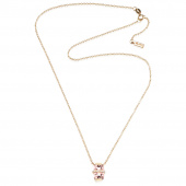 Little Bend Over - Morganite Collier Or 42-45 cm