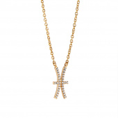 Double Trouble & Stars Collier 40-45cm Or