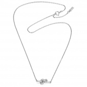 Love Knot & Stars Collier Or blanc 42-45 cm