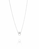 Bubbles & Stars Collier Or blanc