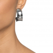 Hooked On Simone Hoops Boucle d'oreille Argent